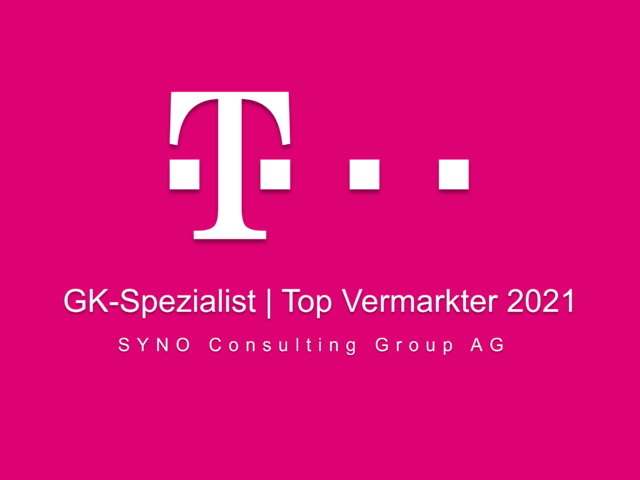 SYNO ist Telekom „Top Vermarkter 2021“
