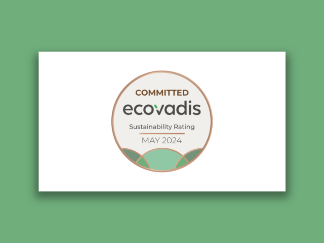 Ecovadis Committed Auszeichnung für unser Nachhaltigkeits-engagement!
